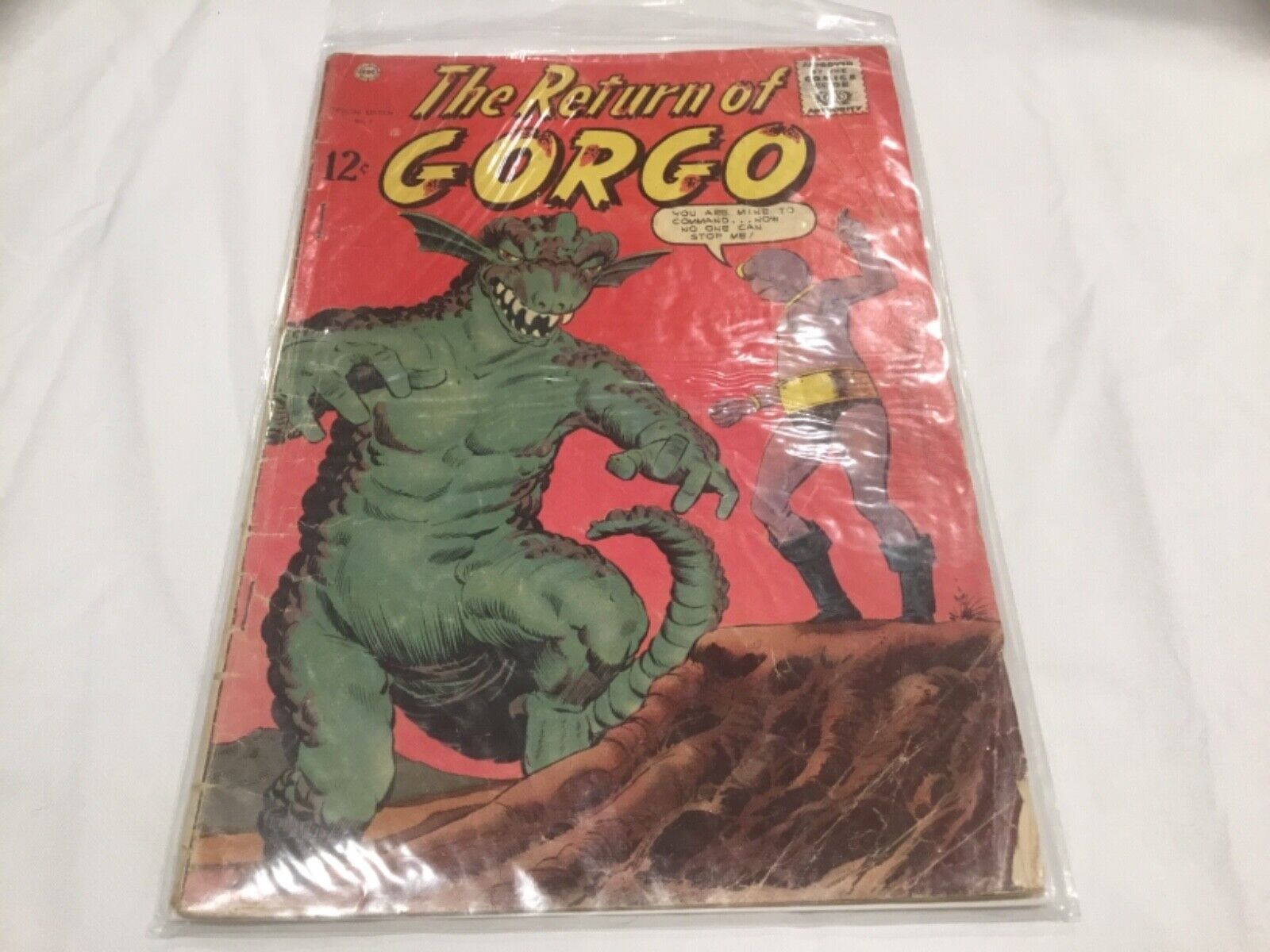 1962  CDC COMIC THE RETURN OF GORGO  SPECIAL EDITION #2