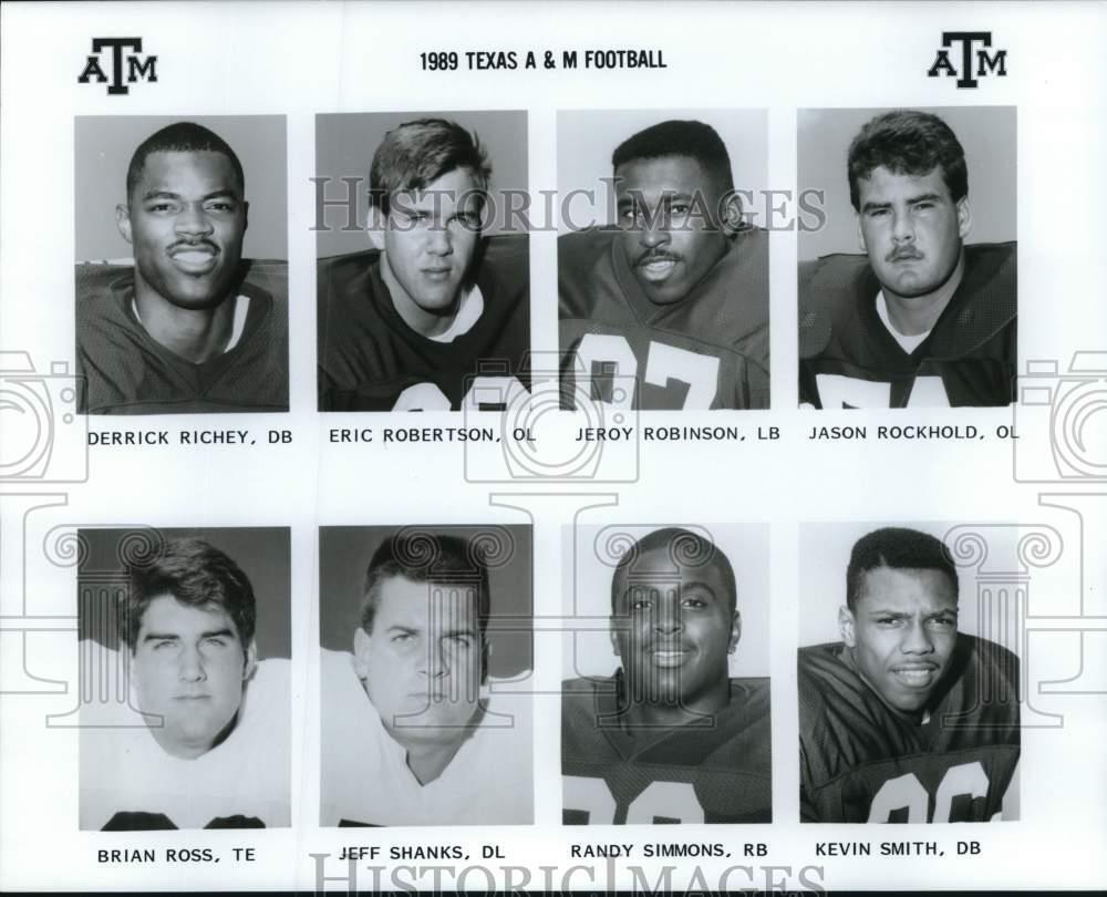 1989 Press Photo Texas A&M Football Team