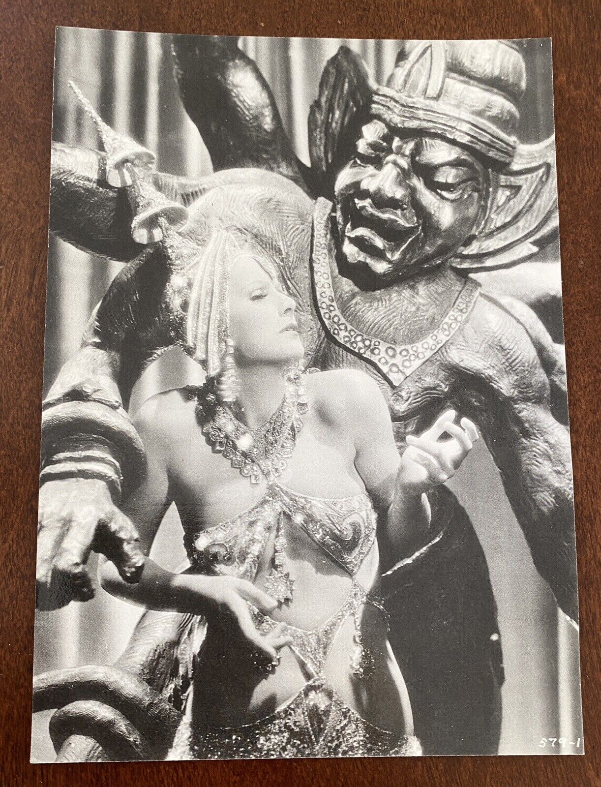 Vintage Postcard GRETA GARBO Mata Hari Movie Star Photo Postcards, HOLLYWOOD.