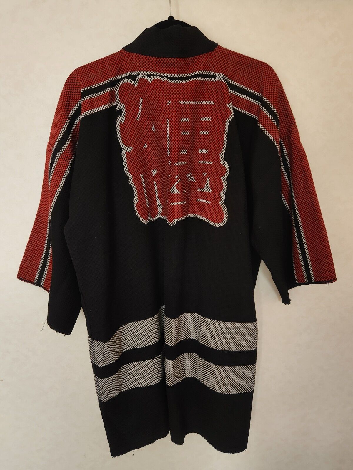 Vintage Japanese fireman\'s Happi Jacket 70\'s 80\'s Rare Traditional