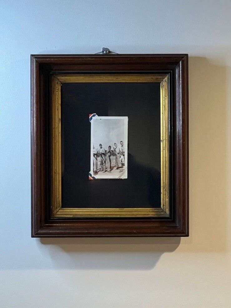 Antique 1940’s Military Framed Photo