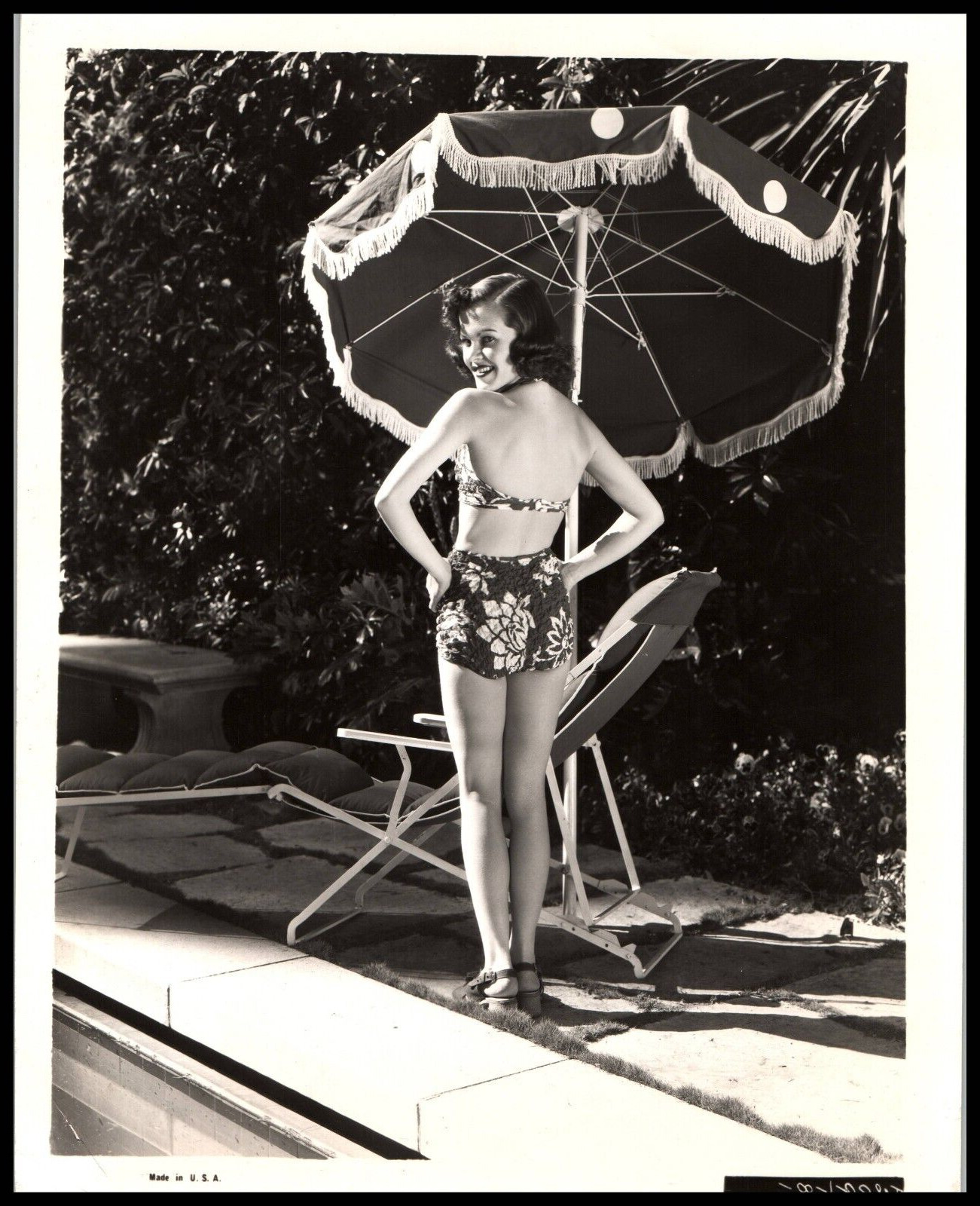 Hollywood Beauty Dixie Dunbar STUNNING PORTRAIT CHEESECAKE 1937 ORIG Photo 657