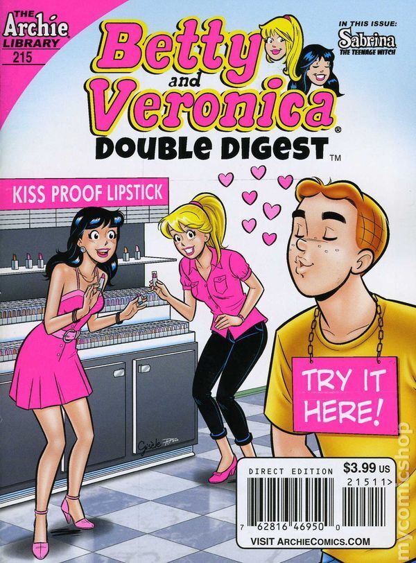 Betty and Veronica Double Digest #215 FN 2013 Stock Image