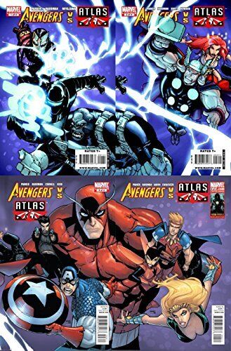 Avengers vs Atlas #1-4 (2010) Marvel - 4 Comics