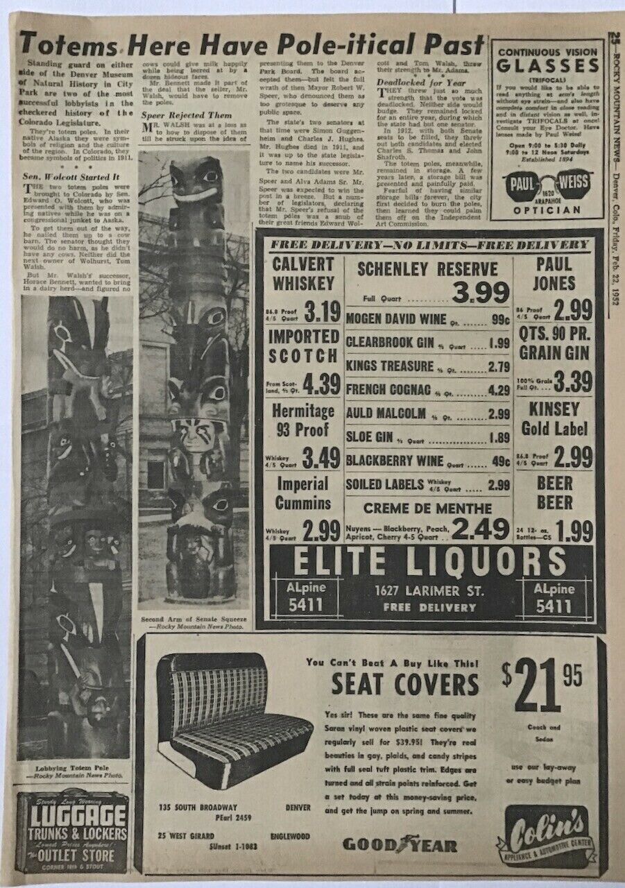 1952 newspaper article \