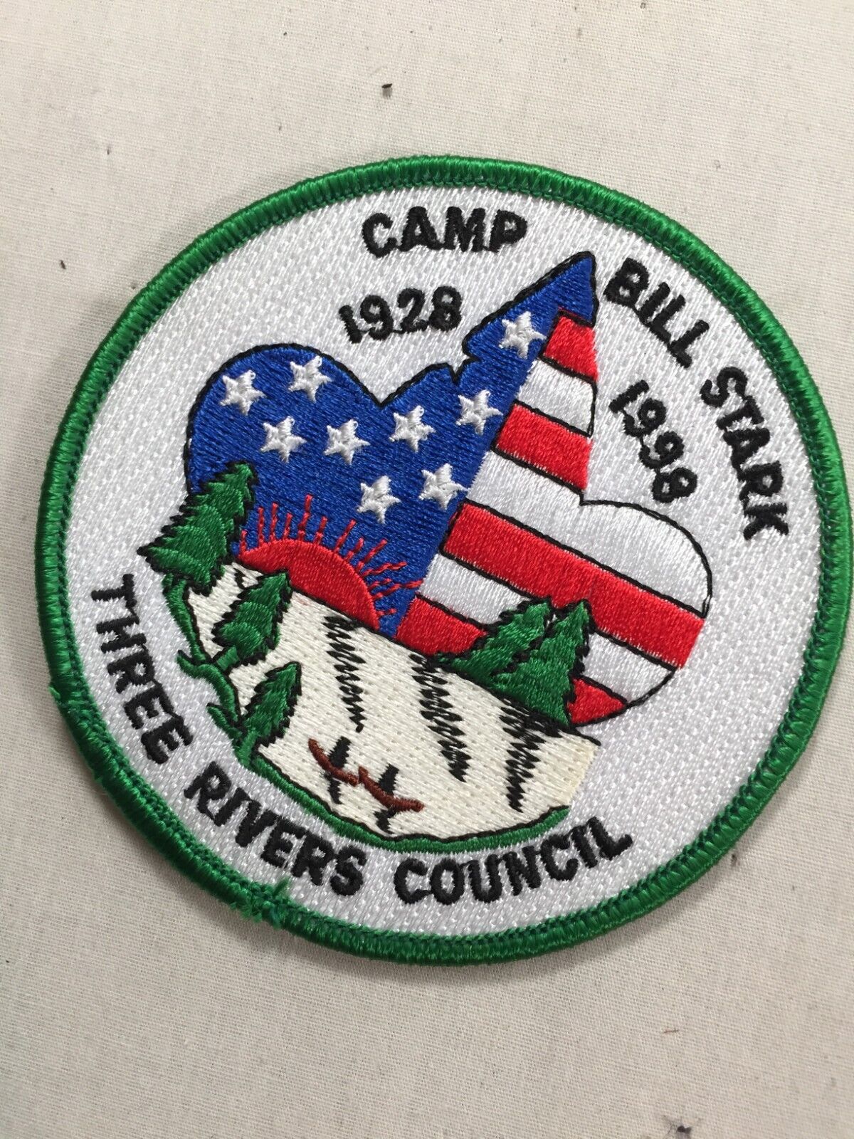 1998 Three Rivers Council Bill Stark Camp BSA Camp Patch