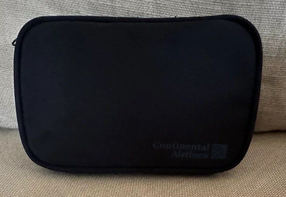 Vintage Continental Airlines Business First Class Travel Amenity Kit - New