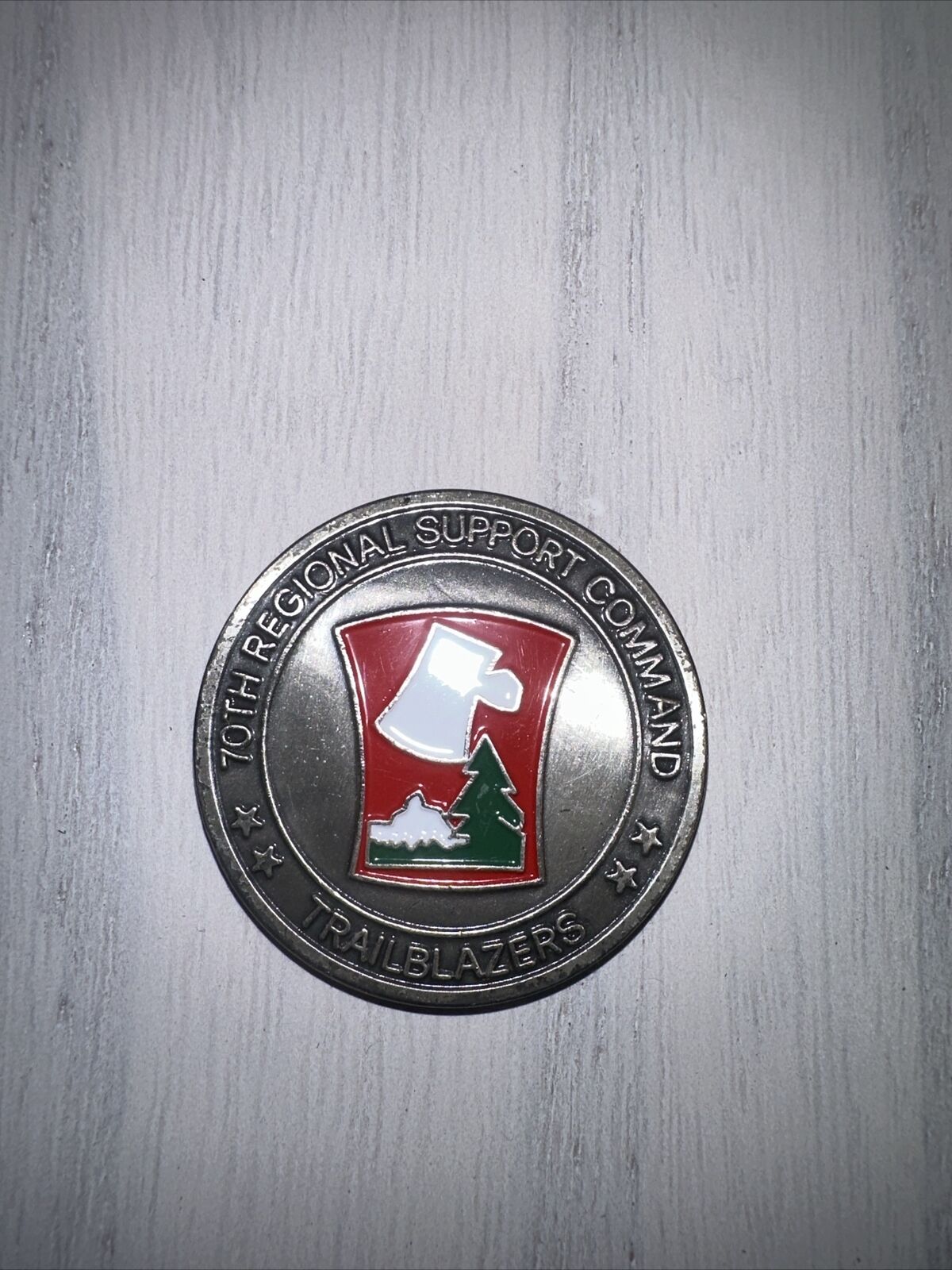 70th Regional Support Command Commanding General Challenge Coin For Retention