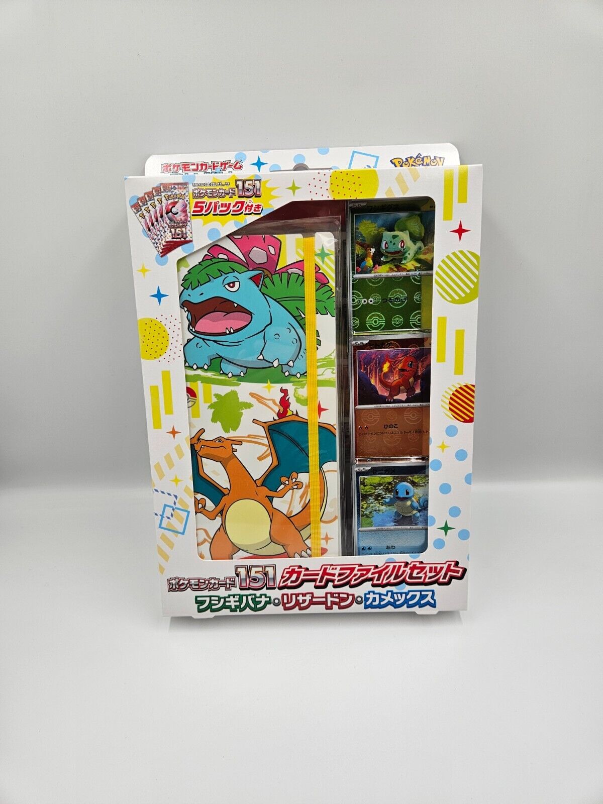 Pokemon 151 Binder Card File Set Charizard Venusaur Japanese NEW & SEALED