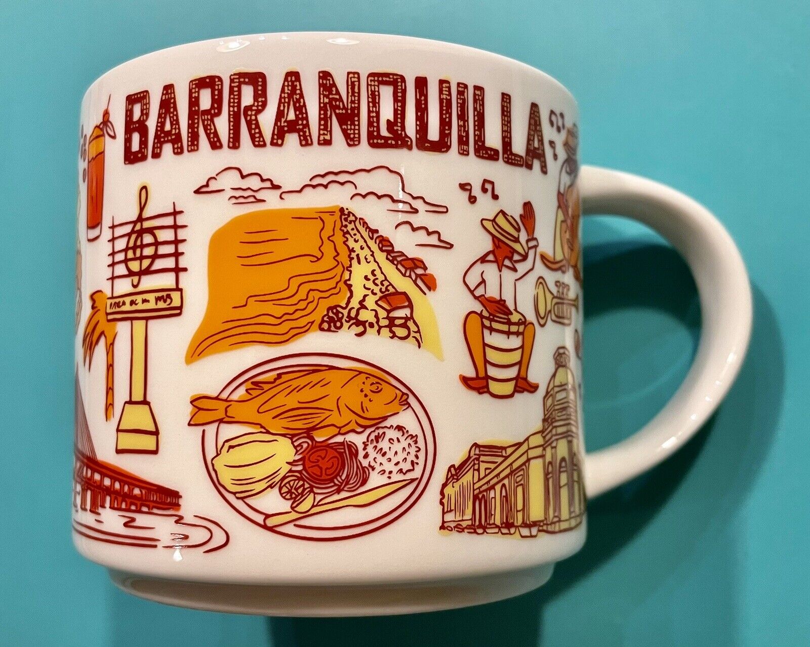 STARBUCKS COFFEE MUG - BARRANQUILLA , COLOMBIA 🇨🇴
