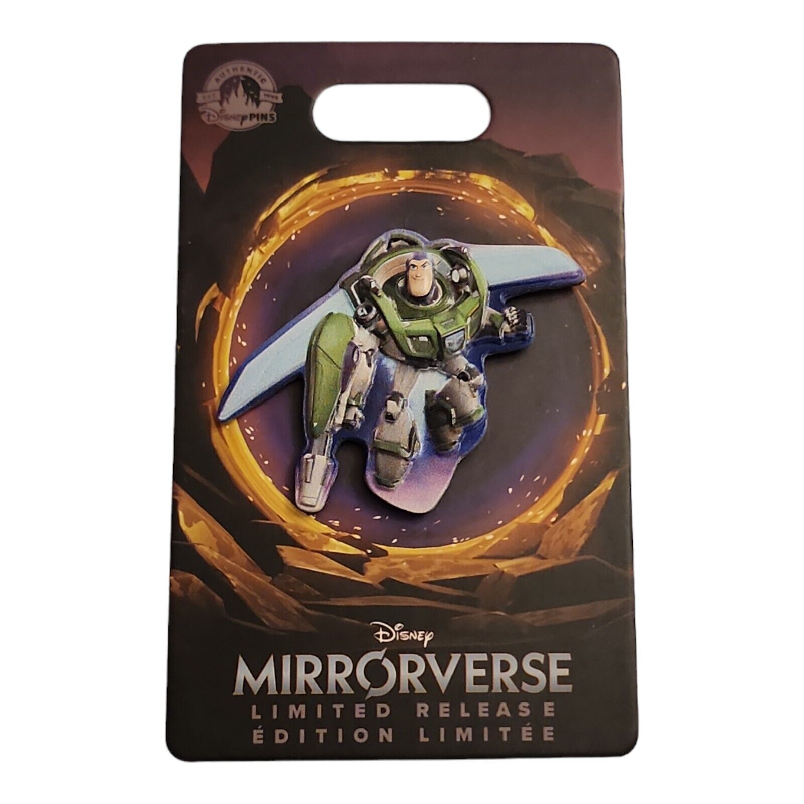 Disney Parks Buzz Lightyear Mirrorverse Collector Pin Toy Story Limited Release