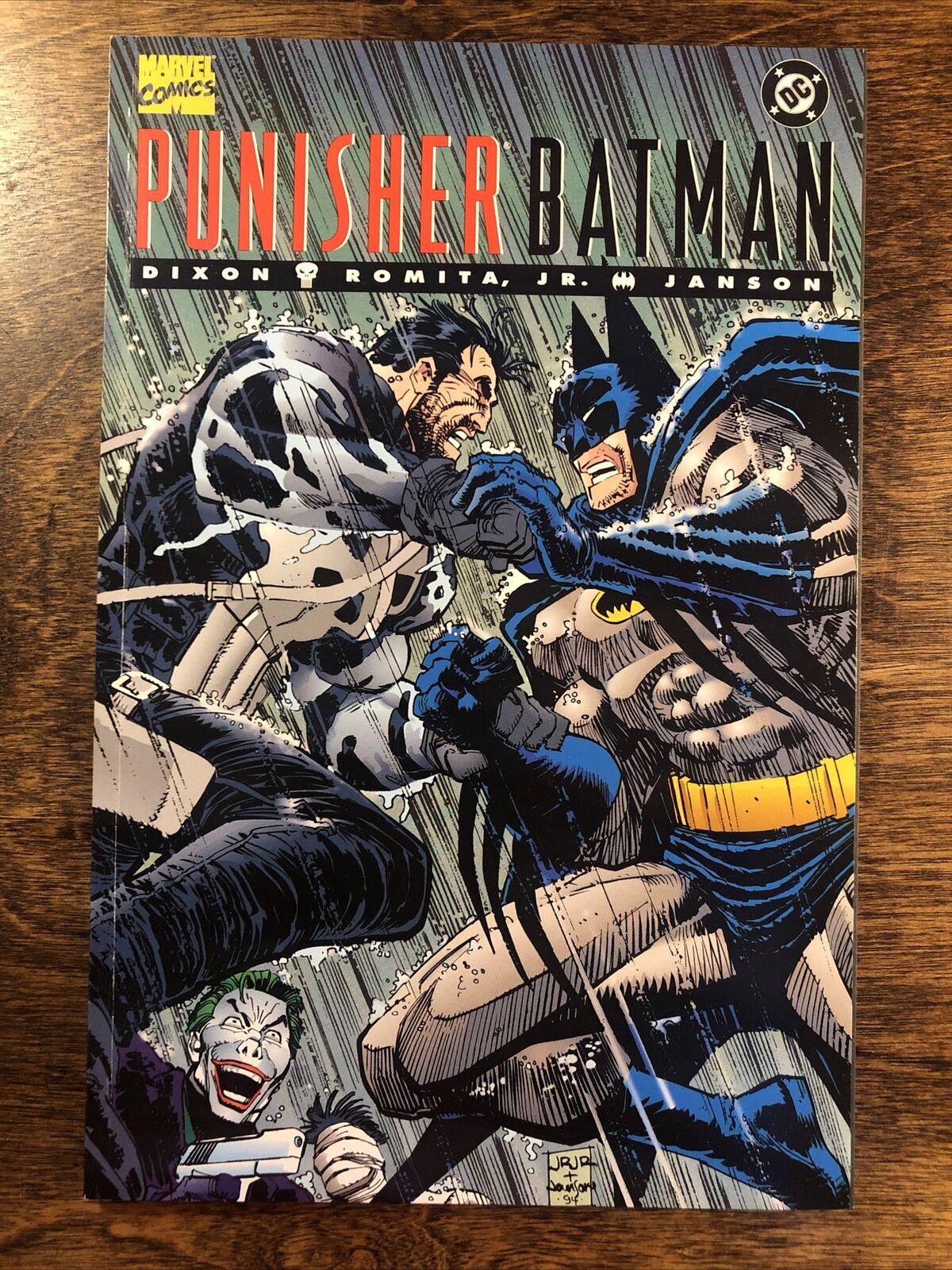 PUNISHER / BATMAN DEADLY KNIGHTS 1 ROMITA JR COVER DC / MARVEL 1994 VG