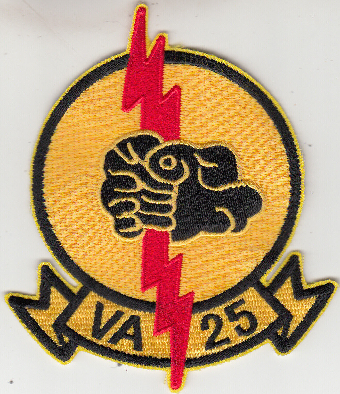 VA-25 FIST OF THE FLEET THROWBACK CHEST PATCH [Item 025003]