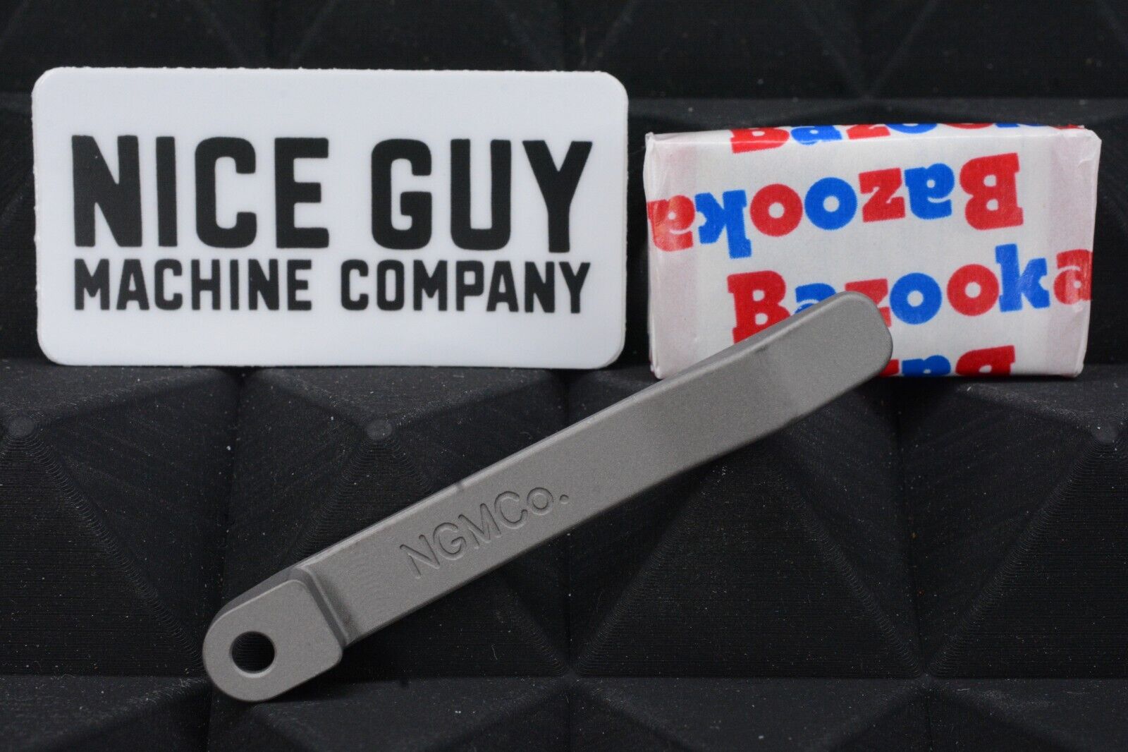 NEW Nice Guy Machine Company NGMCo. Chris Reeve CRK Pocket Clip In Titanium