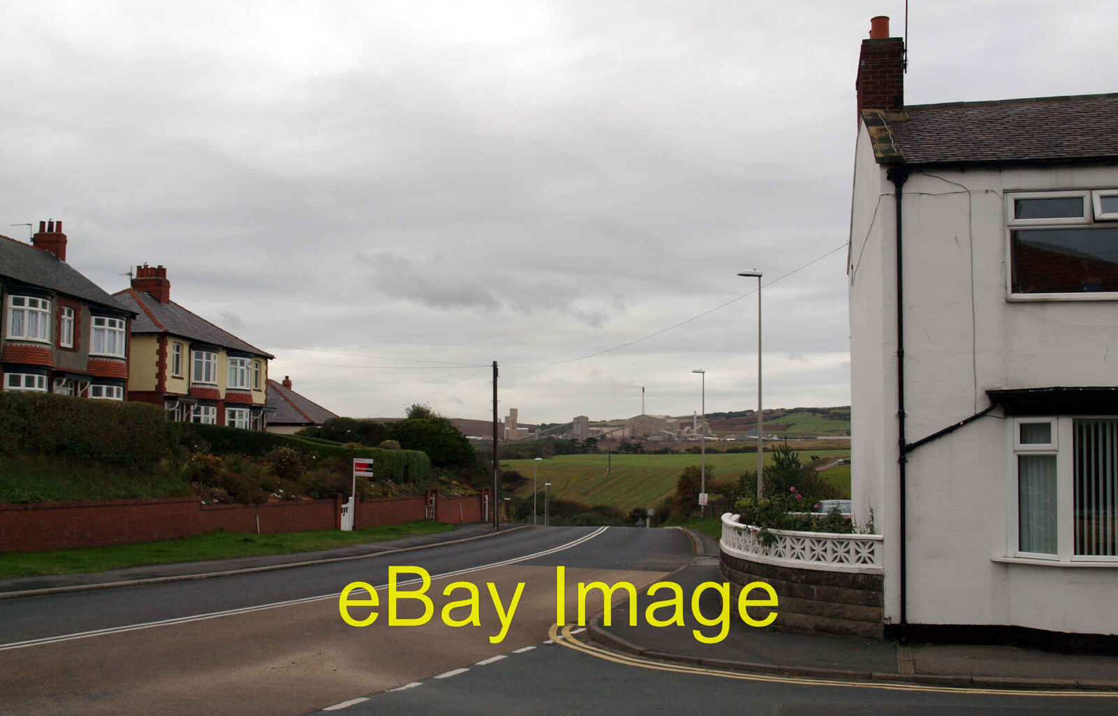 Photo 12x8 Whitby Road (A174) at its junction with Staithes Lane, Staithes c2010