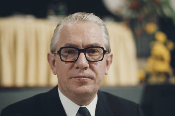 German Christian Democrat Politician Kai-Uwe Von Hassel 1969