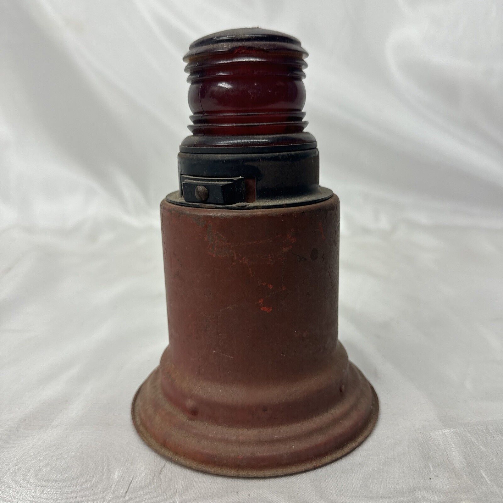 Vintage K-D Lamp Co., Road Flare #604, Red Plastic/ Metal