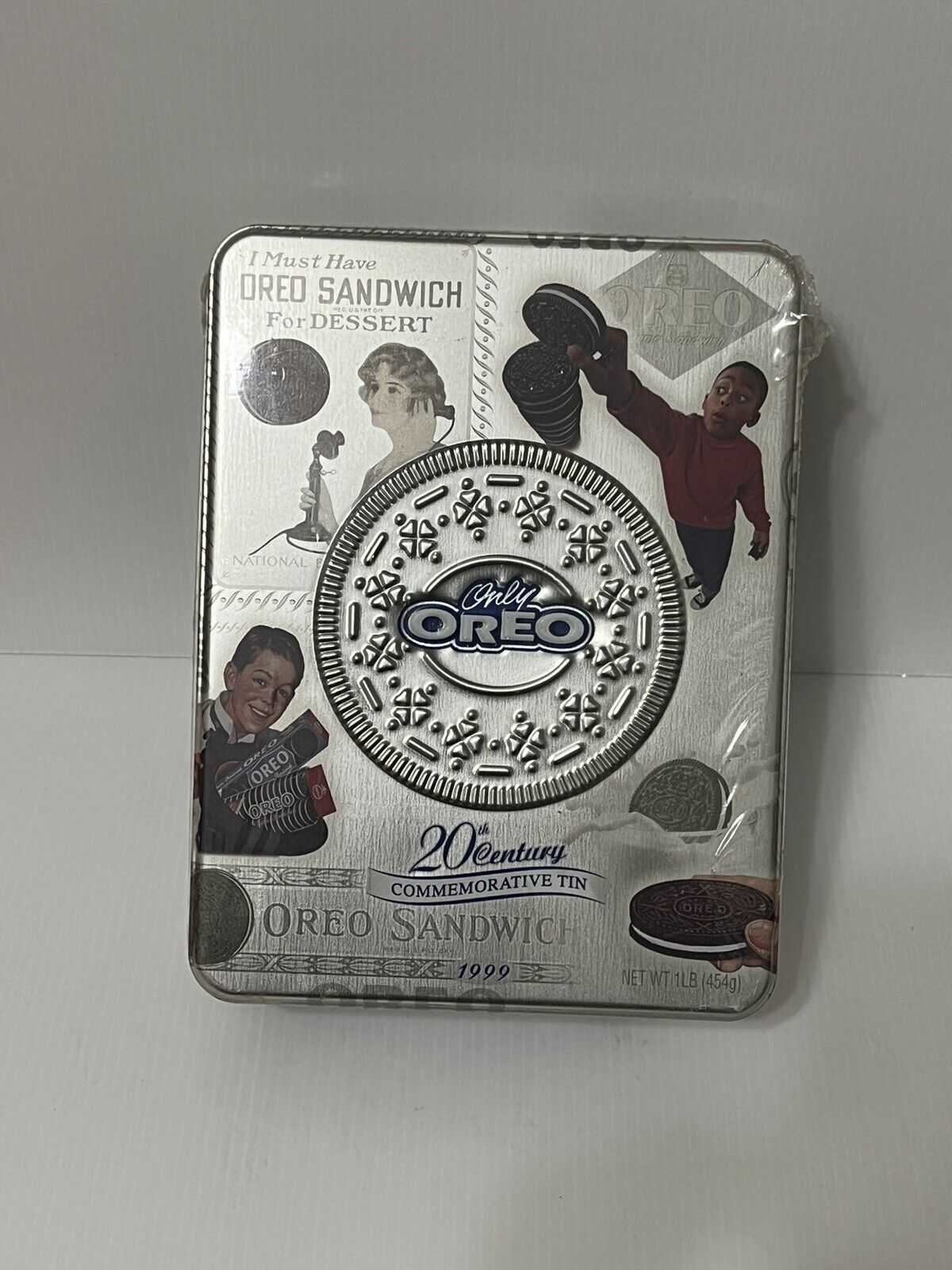1999 Oreo Cookie 20th Century Commemorative Tin- Sealed In Original Packaging.
