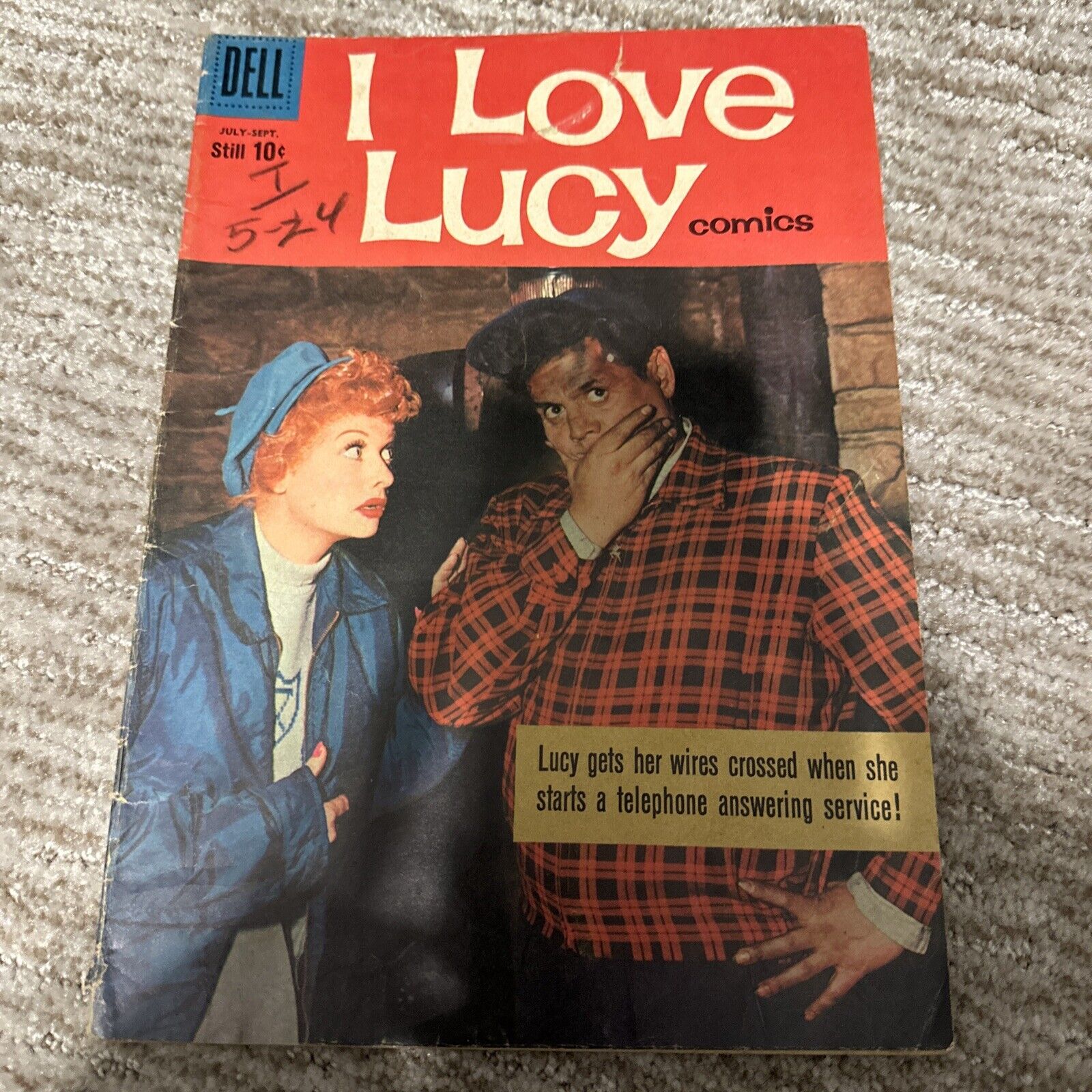 I Love Lucy 28 Desi Fred Ethel Comedy TV Show 1960 Dell Comics photo cover