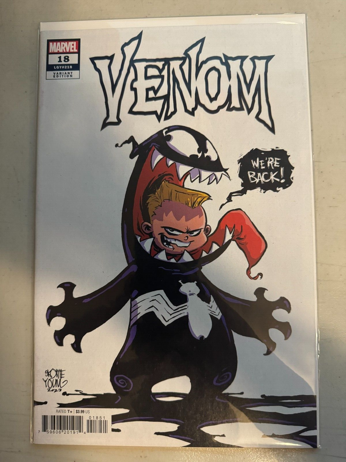 Venom #18 - Skottie Young Variant Cover - Marvel Comics 2023