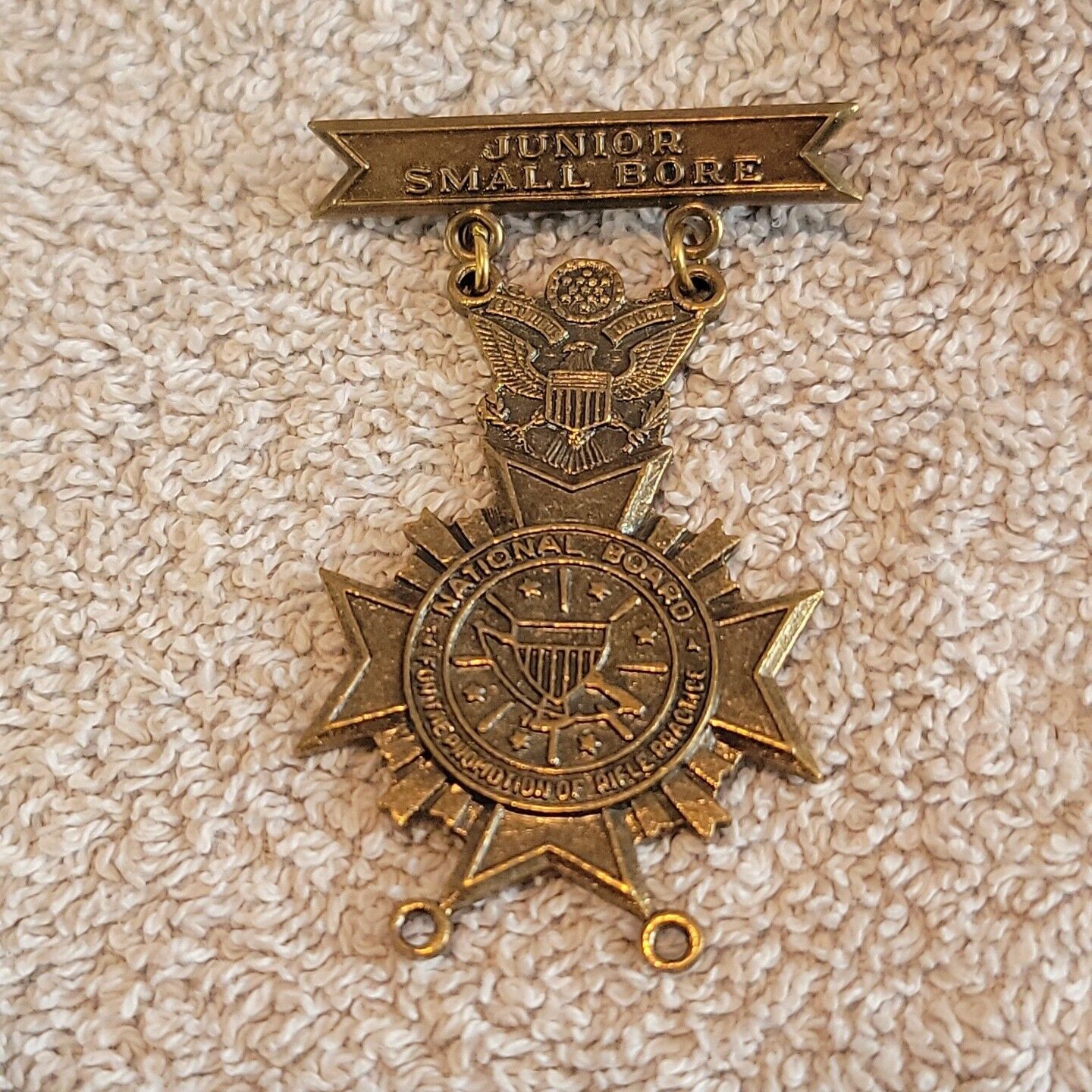Vtg Junior Small Bore Natl. Board for the Promotion of Rifle Practice Medal Pin