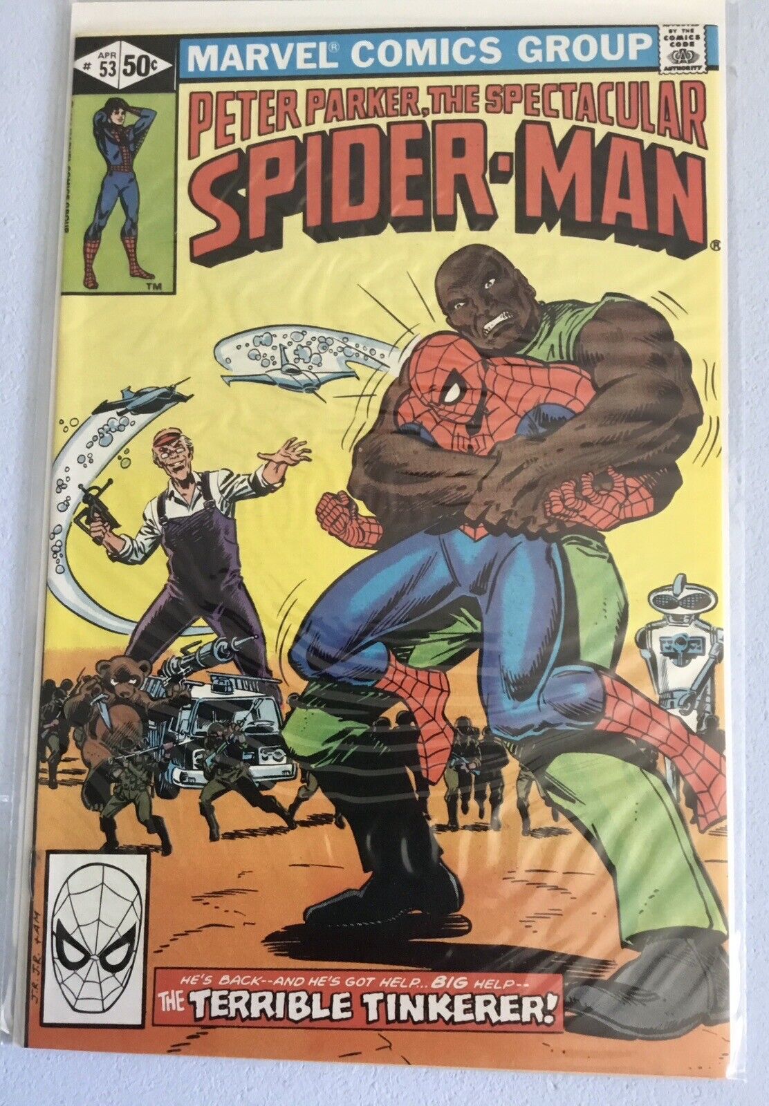 Peter Parker The Spectacular Spider-Man #53 Marvel 1981 The Tinkerer High Grade