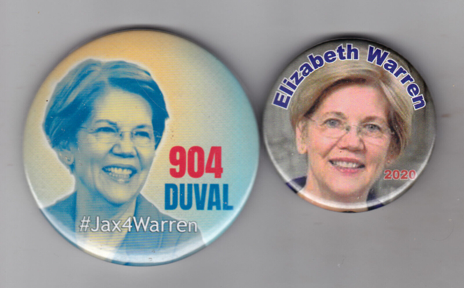 Elizabeth Warren Political Campaign Buttons
