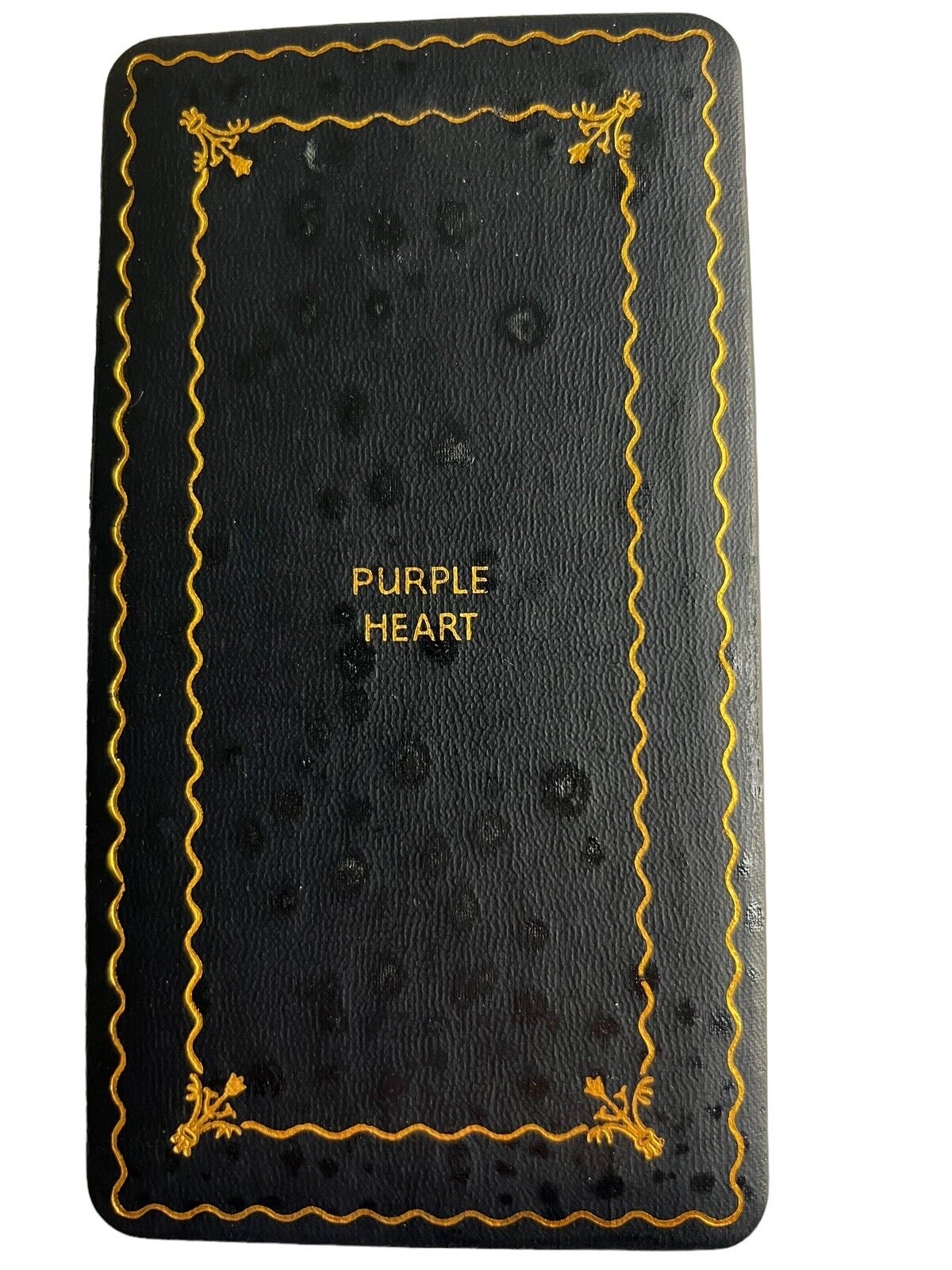 Vintage Original WW 2 Purple Heart Metal Case 