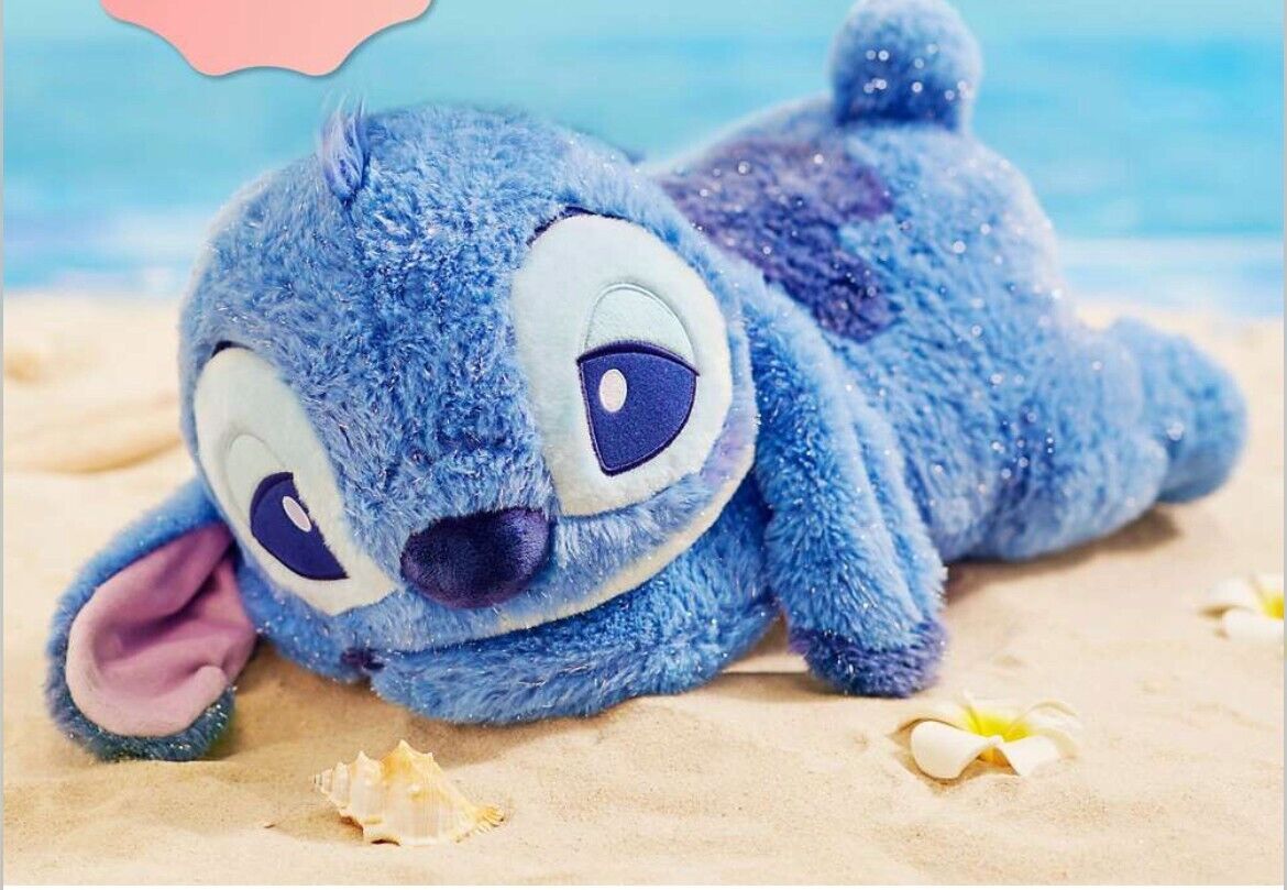 Disney Store Japan Stitch Plush Toy Shiny Disney Stitch Day Collection NWT