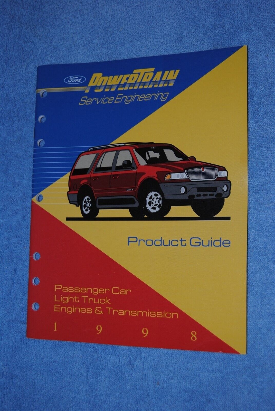 1998 Ford Powertrain Service Engineering Product Guide Engines & Transmissions