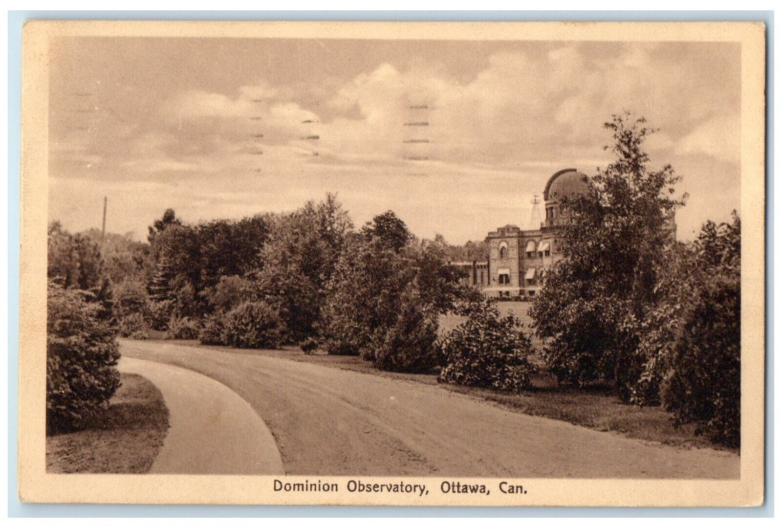 1914 View from the Road Dominion Observatory Ottawa Canada Posted Postcard