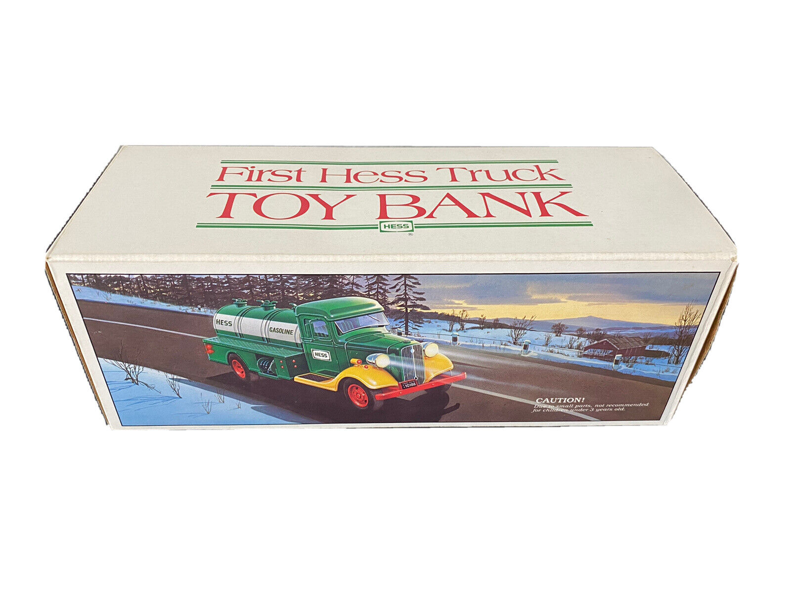 Vintage 1985 First Hess Truck Toy Bank - NIB, Mint Condition, Collectors Item