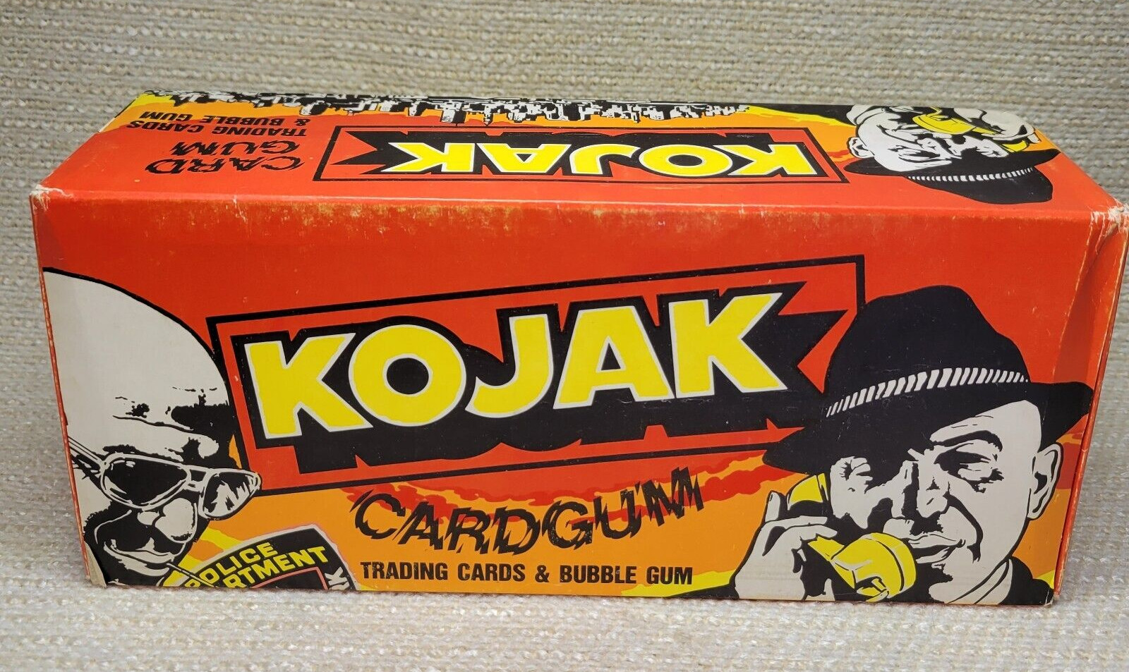 1975 Kojak Monty Gum Holland Wax Box 48 Packs 230899g
