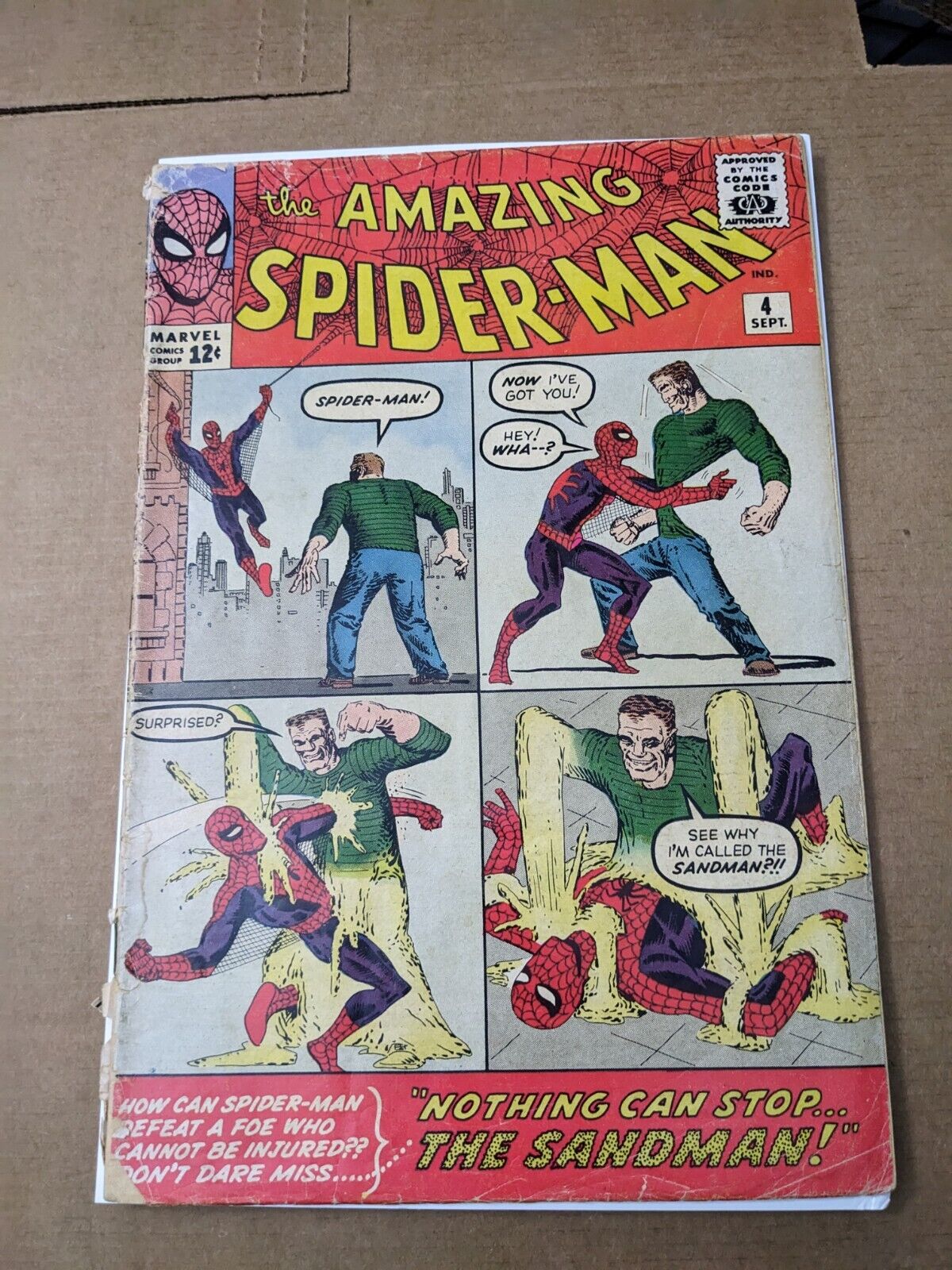 Amazing Spider-Man #4 (1963) First App Sandman & Betty Brandt Marvel Vintage 