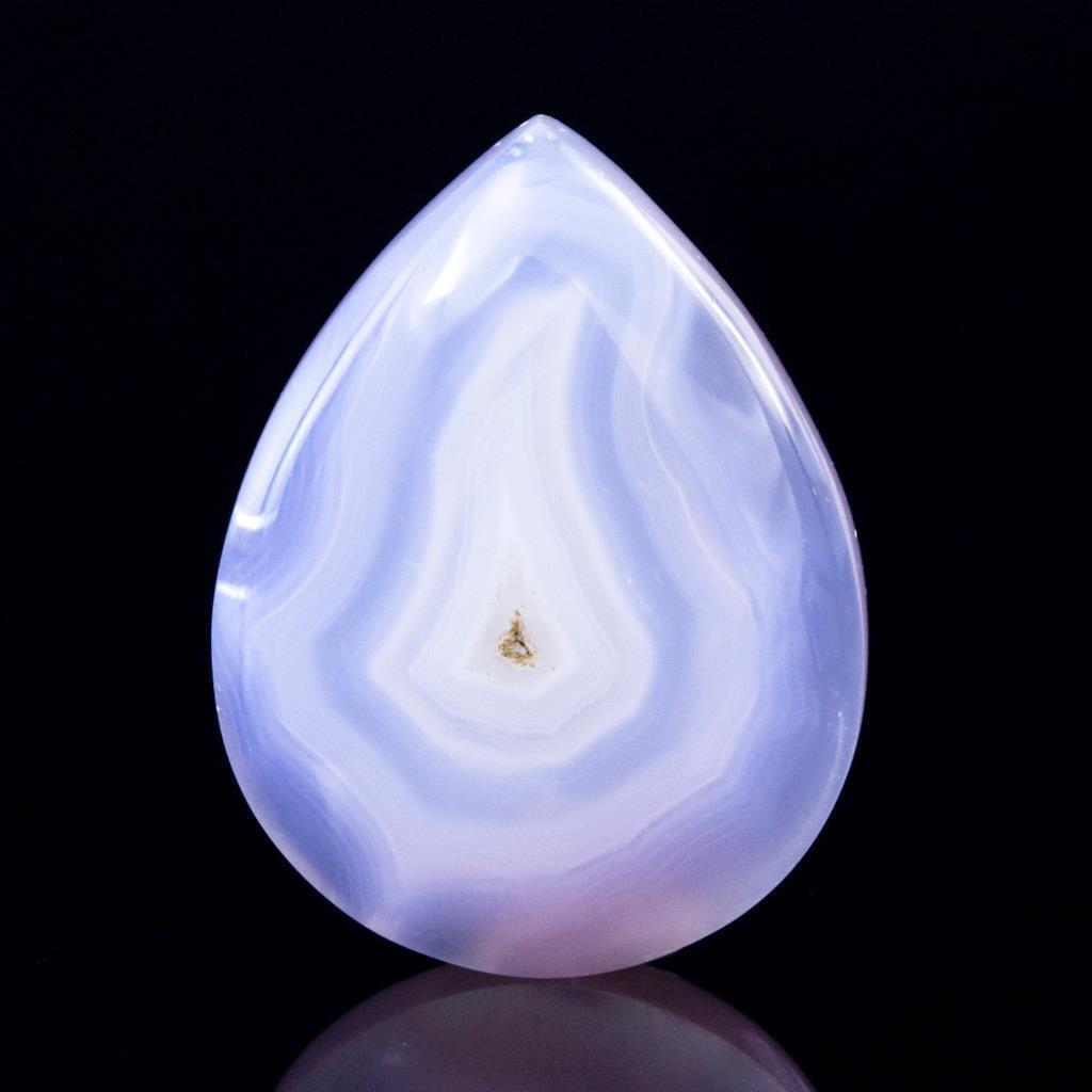 Natural Purple Chalcedony Cabochon with a Stunning Pattern Indonesia 6.75 g