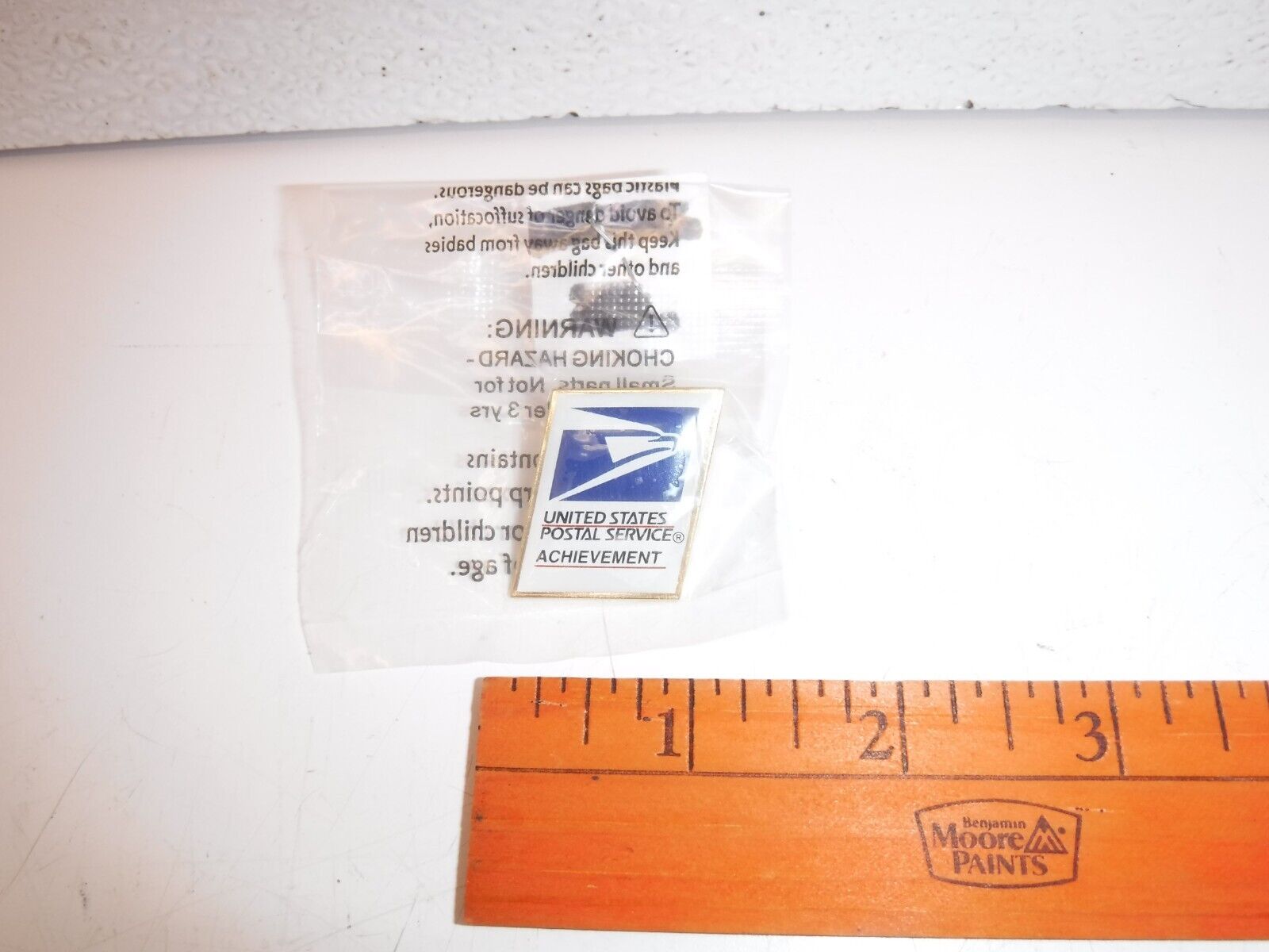 Vintage USPS United States Postal Service Eagle Logo Achievement Lapel Pin