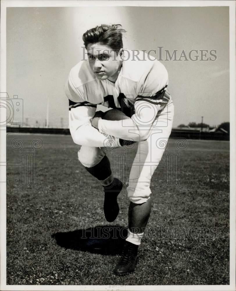 1958 Press Photo Football player Fran Hare - hps24741