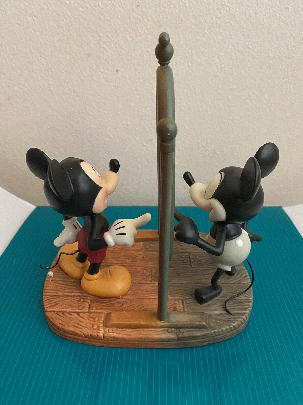 WDCC Disney Mickey Then & Now Figurine from Plane Crazy & Runaway Brain