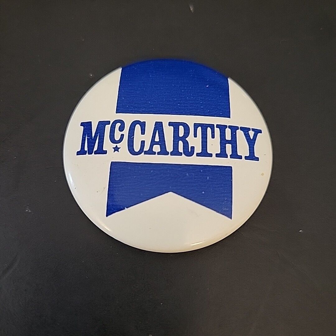 Vintage Eugene McCarthy Political Pinback Button 1968 Campaign Pin