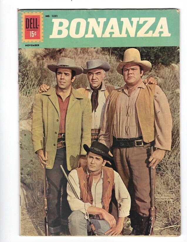 Four Color Comics #1221 (Bonanza #2) Dell 1961 VG+  Photo Cover Combine