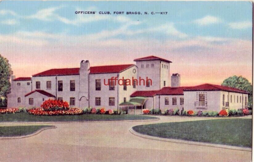 OFFICERS\' CLUB, FORT BRAGG, NC largest Field Artillery Post in the world