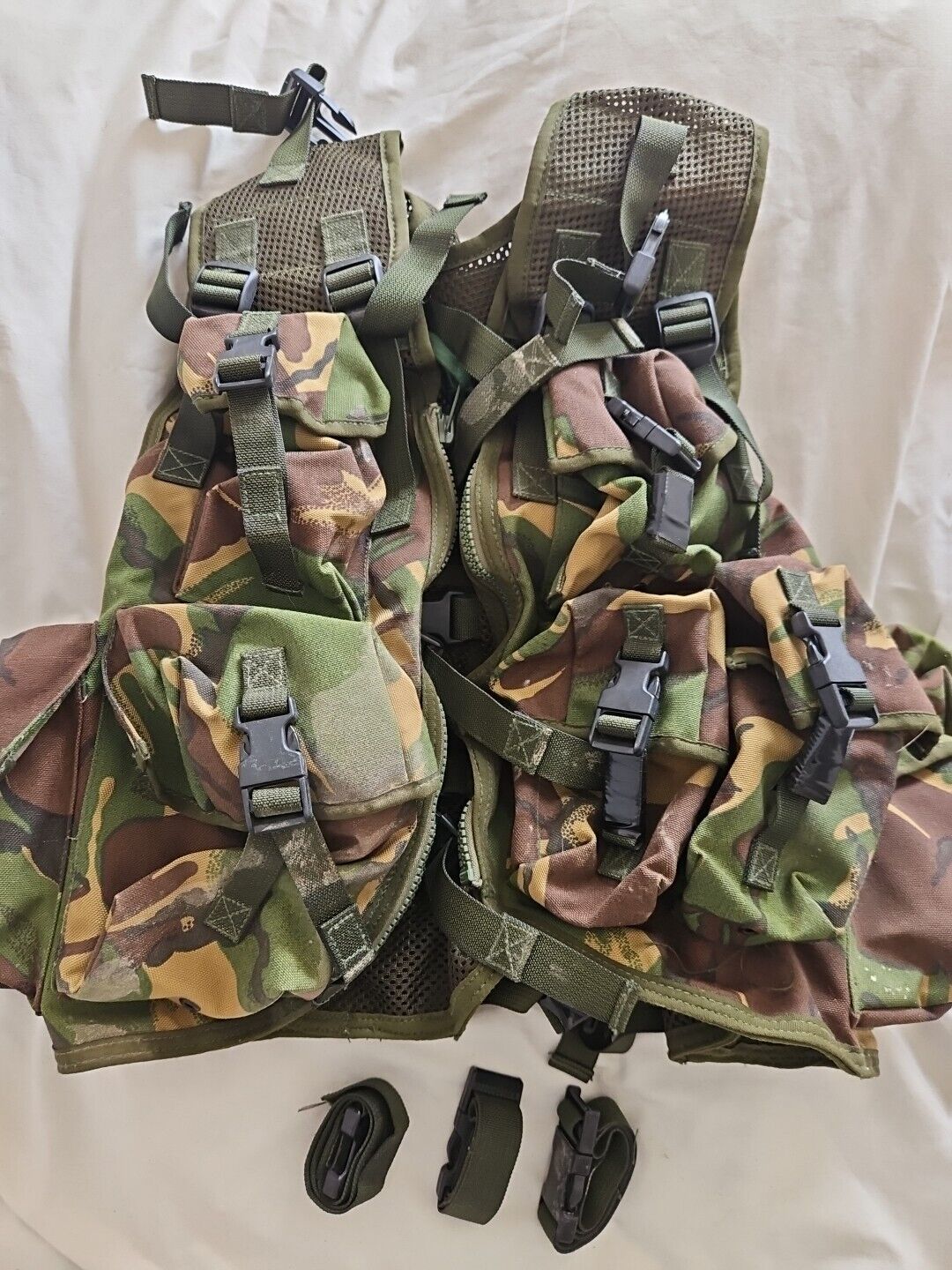 British Army Issue DPM Woodland Camo General Purpose Utility Waistcoat Vest