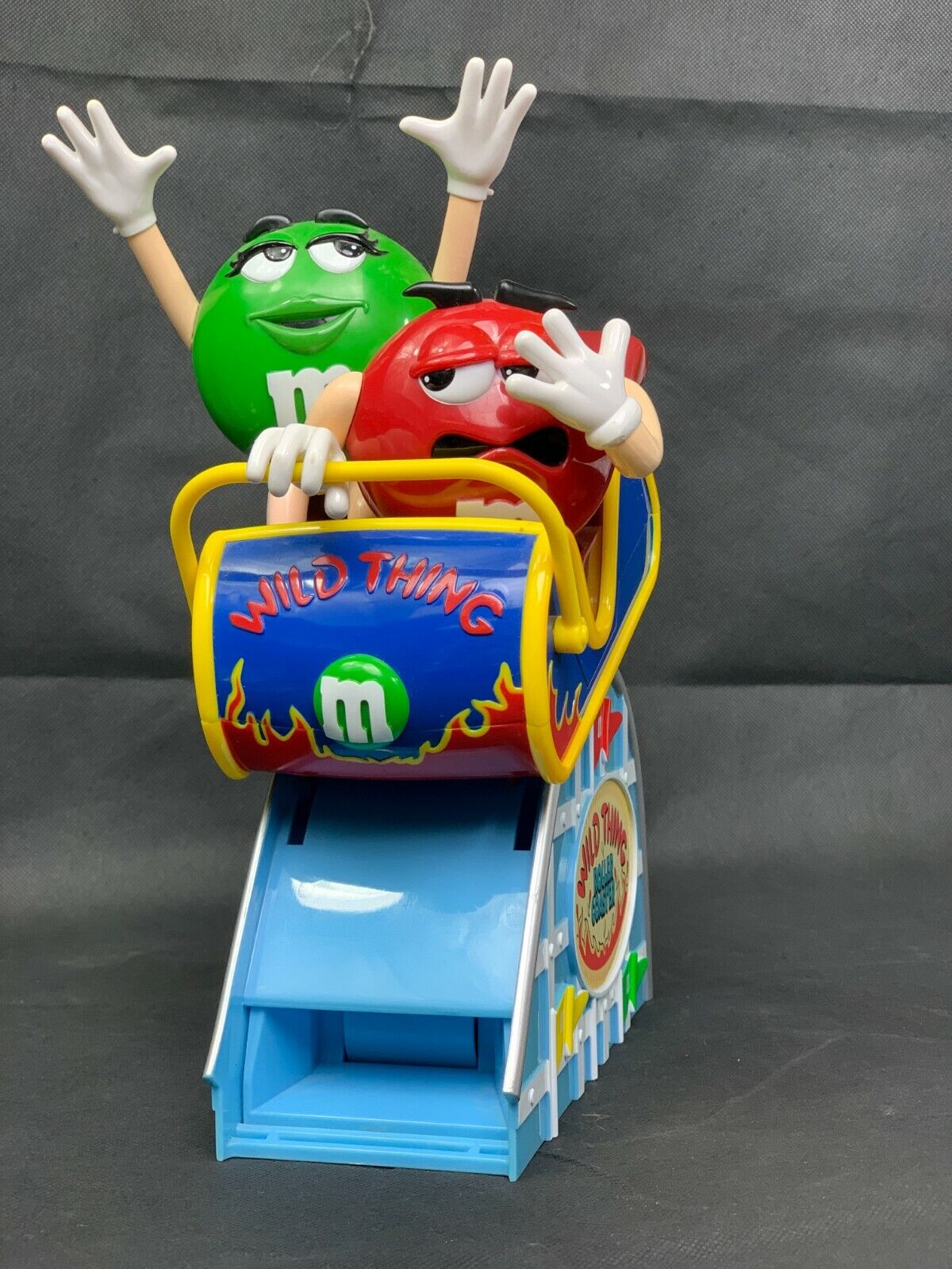 L👀K M&M Wild Thing Roller Coaster Candy Dispenser