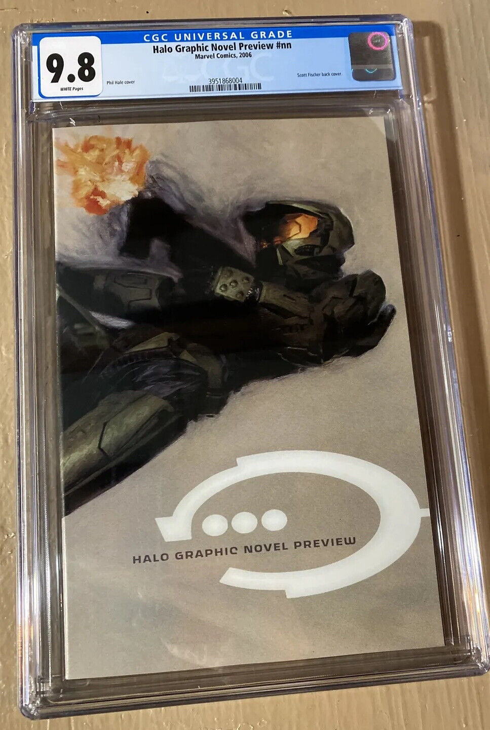 Halo Graphic Novel Preview CGC 9.8 First Master Chief 2006