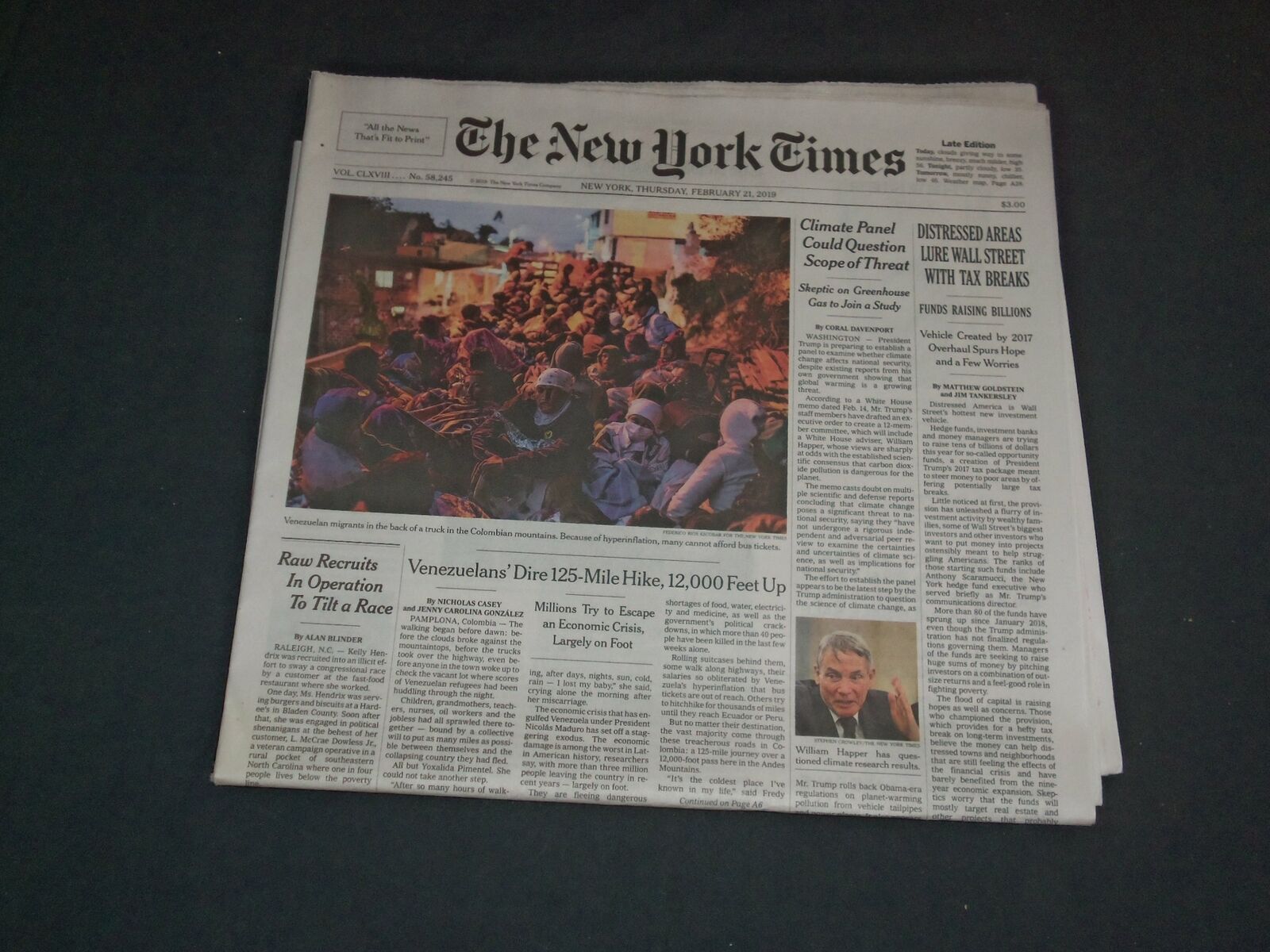 2019 FEBRUARY 21 NEW YORK TIMES - JUSSIE SMOLET, SEEN AS VICTIM, STAGED ATTACK