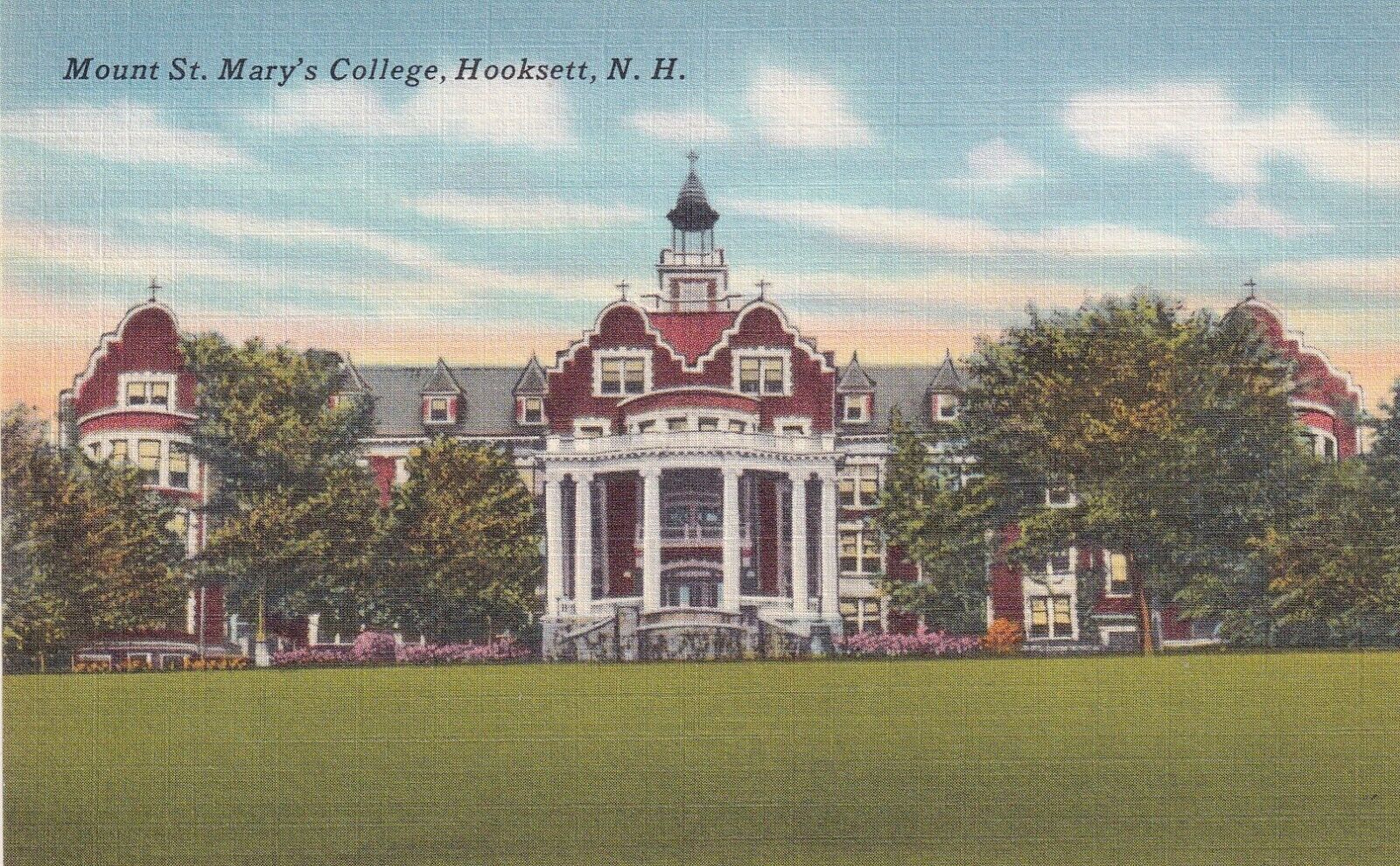 Postcard NH Hooksett New Hampshire Mount St Mary\'s College H26