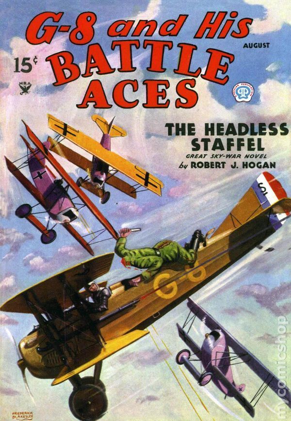 G-8 and His Battle Aces SC Pulp Replica Feb 2007 #23 VF Stock Image