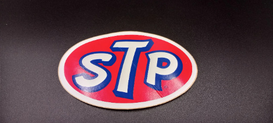 VINTAGE STP DECAL/STICKERS  (1960\'s and 1970\'s) RACING CAR AD