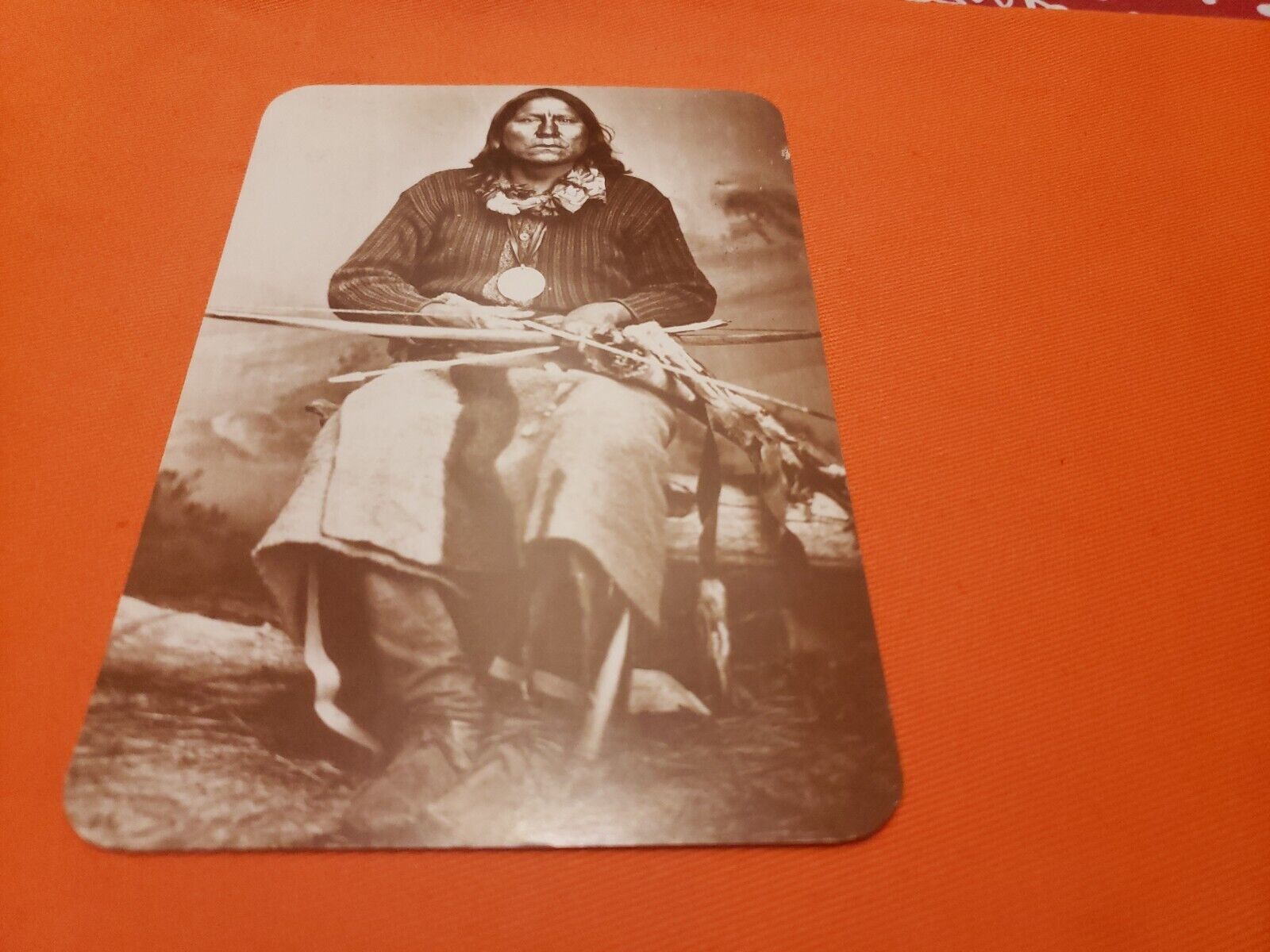 Santanta Chief Of The Kiowa Post Card Old West Collectors Series