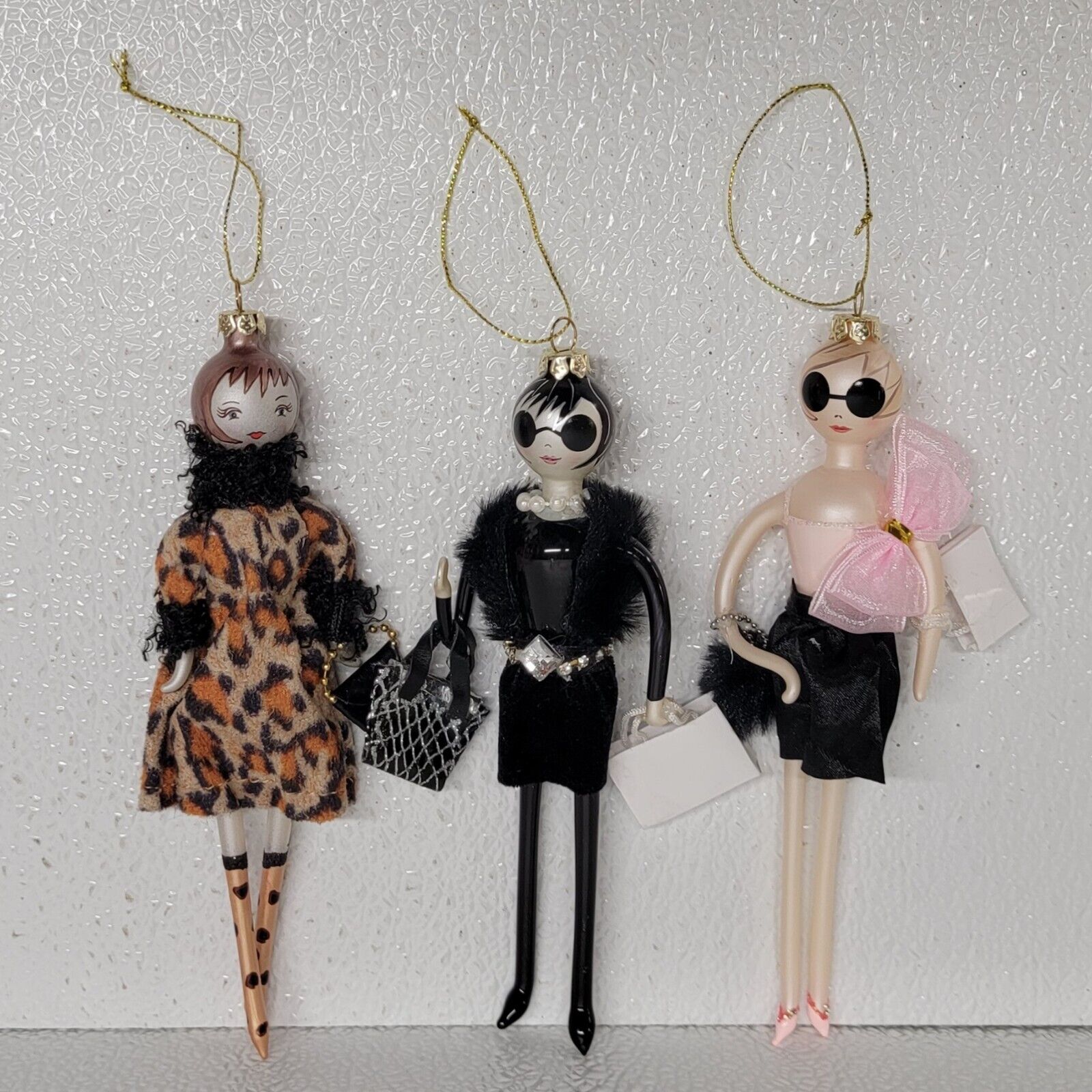 Robert Stanley Elegant Fashion Lady Shopper Ornaments 7\